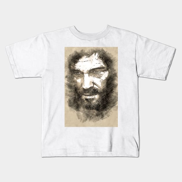 JOEL - A tribute to the LEGEND - Fan Art Sketch Artwork Kids T-Shirt by Naumovski